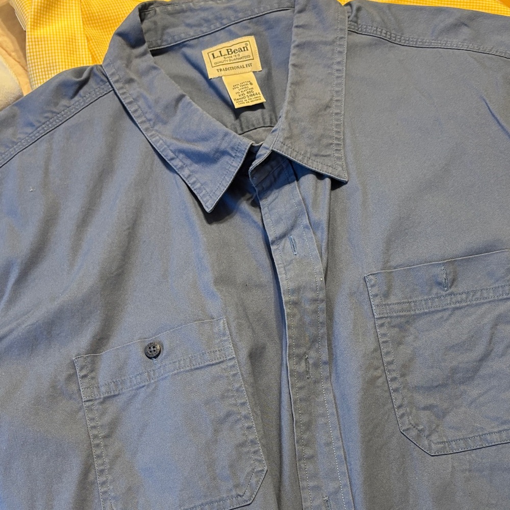 L.L. Bean Classic Blue Shirt☘️HP